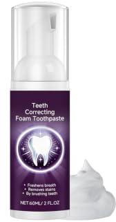 Mousse Toothpaste 60ml, Dense Foam, Penetrates Deep Into Teeth, Refreshing Mint Flavor, Eliminates Odor. Pump Design(3pcs)