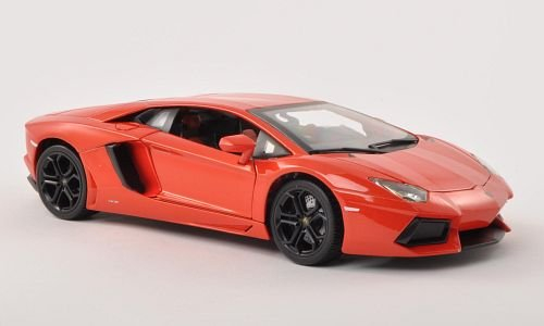 Lamborghini Aventador LP700-4, met.-dkl.-orange, 2011, Modellauto, Fertigmodell, Bburago 1:18