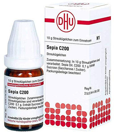 DHU Sepia C200 Streukügelchen, 10 g Globuli