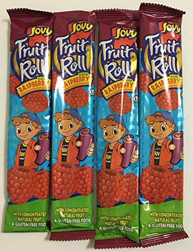 Jovy Fruit Roll Snack, Raspberry, 0.75 Ounce