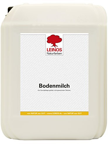 LEINOS Bodenmilch 920 | 10 Liter | Pflegemittel für geölte, gewachste & lackierte Böden | Holz, Kork & Linoleum | schmutzabweisend, antistatisch & seidenglänzend