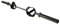 POWER-EXTREME Hantelstange 50mm mit 360°-Drehgriffen, Silber, Metall, Fest, 125cm, 10kg
