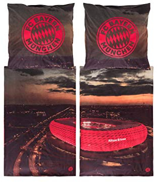 FC Bayern München Partner-Bettwäsche Allianz Arena
