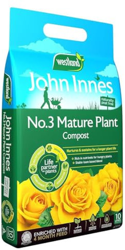 WESTLAND John Innes No3 Mature Plant Compost, 10L