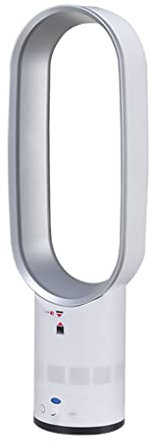 YWHCLH Bladeless Fan,Negative Ions Security Air Cooler Leafless Fan, Stand Remote Control Tower Fan for Home, Office, Bedroom Fan, Super Quiet, Air Coolers for Home (Silver)