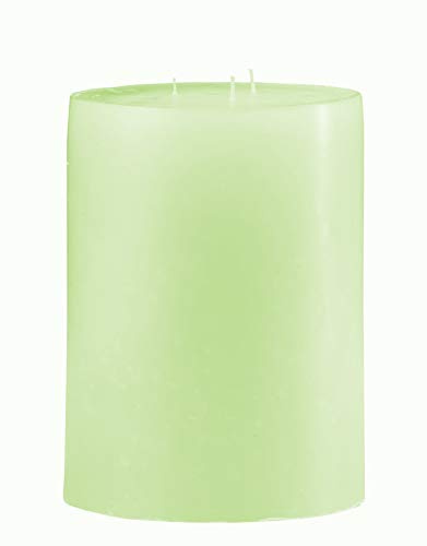 3-Docht Kerze Champagner 7,5 x Ø 15 cm, Mehrdochtkerze, durchgefärbt