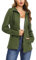Aottori Green Hoodies for Women UK Ladies Zip Up Hoodie Jacket Long Sleeve Zipper Hooded Sweatshirts Plain Lightweight Running Sports Jackets with Pockets Army Green L