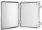 Gratury Junction Box, IP67 Waterproof Plastic Enclosure for Electrical Project, Hinged Transparent Cover, Includes Inner Door, Mounting Plate and Wall Bracket 410×310×180mm (16.1x12.2x7.1 TC-D)