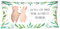Mr. & Mrs. Panda 80x40 Pärchen Kissen Bär und Hase Umarmen - Geschenk, Kissenbezug, Beste Freundin, Kissenhülle, Sofakissen, Heiraten, Hocheitstag,