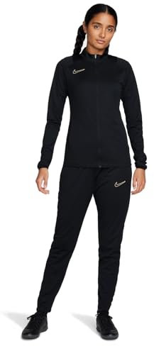 NIKE FD4120-013 W NK DRY ACD TRK SUIT Maglia lunga Donna BLACK/METALLIC GOLD Taglia L