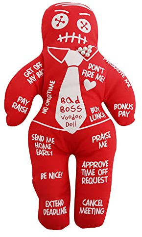 higyee Voodoo-Puppe – Multifunktionale Handgefertigte Fluchpuppe | Rachezauber Handgenähte Voodoo-Puppen | Lindern Sie Stress, Horror, Gruselige Geister-Actionfigur, Puppe