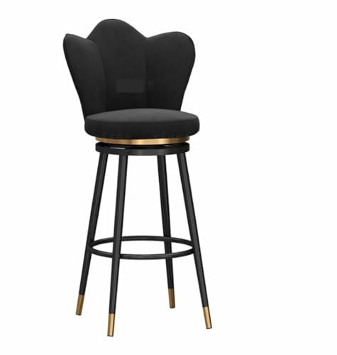Barhocker Barstühle Barstuhl 1 Stück Drehbare Barhocker, Um 360 Grad Drehbare Barhocker, Mit Samt Gepolsterter Thekenhöhenhocker Für Die Küche Bar Stühle Barsessel ( Color : D , Size : 75cm Sitting He