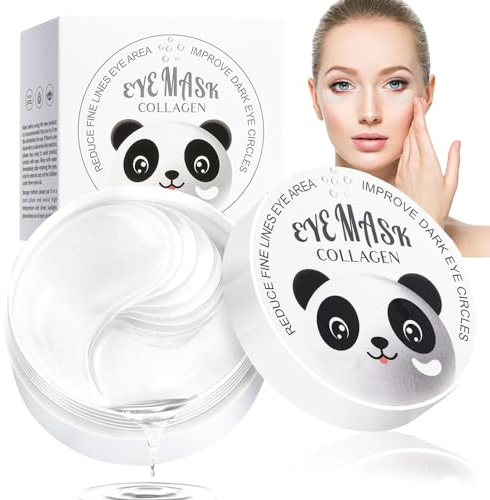 Augenpads 60 Stück, Eye Pads mit Hyaluron & Kollagen, Augenpads Gegen Augenringe, Augenpads Gegen Falten, Augenpads Gegen Tränensäcke, Augenmaske Anti Aging, für Augenpflege