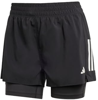 adidas Women's Own The Run Climacool 2in1 Short, Black, L