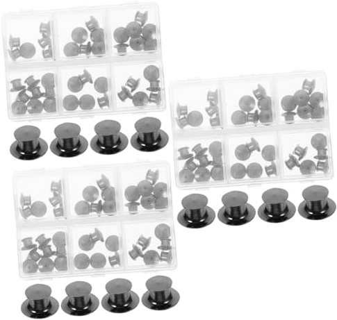 SHINEOFI Locking Pin Backs Für Broschen Metallverschluss Sichere Anstecknadeln Für Taschen Kleidung Und Diy-projekte Und Farbecht Für Dekorative Pins Und Anstecker
