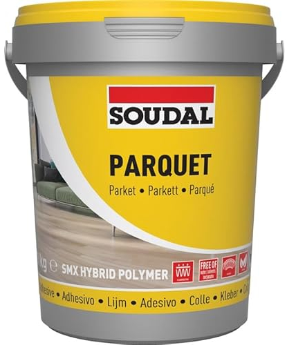 73A Colle MS parquet - Colle polymère hybride pour revêtement de sol en bois - Soudal - 1 kg