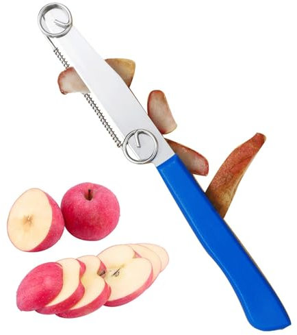 Gemüseschneider - Obstschäler und Schneider | Multi Gemüseschneider und Hobel | Schneller Obstschneider | Verstellbare Feder für Käse, Zitrone, Kartoffeln, Knoblauch