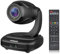 Matosio FoxPro PTZ 1080P Telecamera per videoconferenza AI Face Tracking, Zoom Ottico Senza Perdita, Autofocus, 2 Microfono Integrato Antirumore, Telecomando Compatibile con Zoom/MS Teams e Streaming