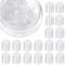 200 Pcs Silicone Earring Backs, Clear Earring Backs Replacement Soft Post Fishhook Earrings Stoppers Jewelry Accessories for Stud Earrings Hoops for Sensitive Ears