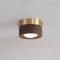 Wylolik Nordische Klassische Deckenleuchte, hölzerne Zylinder-Ganglampe, Eingang, dekorative Deckenleuchten, LED-Einbauleuchten, minimalistische Deckenlampe für Flur, Eingangsbereich, Küche