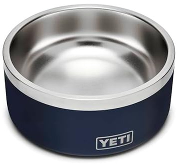 YETI Boomer, Stainless Steel, Non-Slip Dog Bowl, Navy, 4