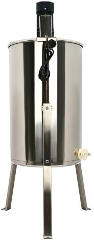 Honigschleuder Elektrisch Bienenbeute Imker Zubehör Imkereibedarf Elektrischer Honigschleuder 140W Motor 370 U/min 38x60 cm