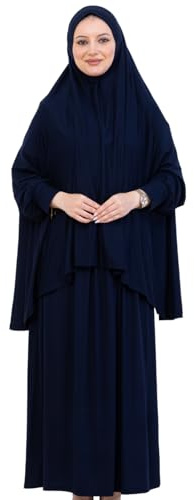 Prien Weich Gebetskleidung Für Frauen, Muslim Abaya Hijab Kleid Damen, Türkisch Viskose Islamische Kleider, Muslimische Kopftuch, Burka, Khimar, Jilbab Für Ramadan, Hajj