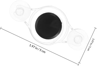 TOMETURE Controller Screen Gioco Ostruzione in di e Portatile Joystick Trasparente per Design Plastica Smartphone Tablet per Giochi Mobili