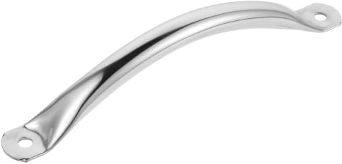UKCOCO Poignée de Traction en Acier Inoxydable 304 Incurvée, Design Ergonomique et Robuste pour Porte de Volet Roulant, Adaptée aux Environnements Industriels et Commerciaux