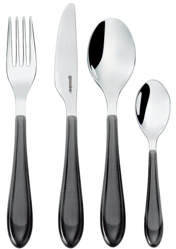 Guzzini Fratelli Spa-Set di Posate da 4 Pezzi, Grigio