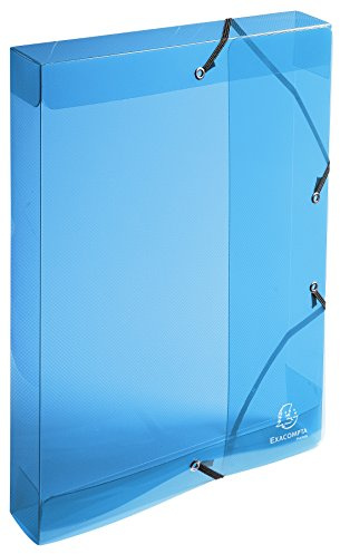 Exacompta Archivbox PP Crystal A4 Rücken 4 cm 1 Stück Zufallsfarbe