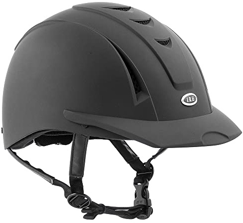 IRH Equi Pro Riding Helmet, Matte Black, Medium/Large