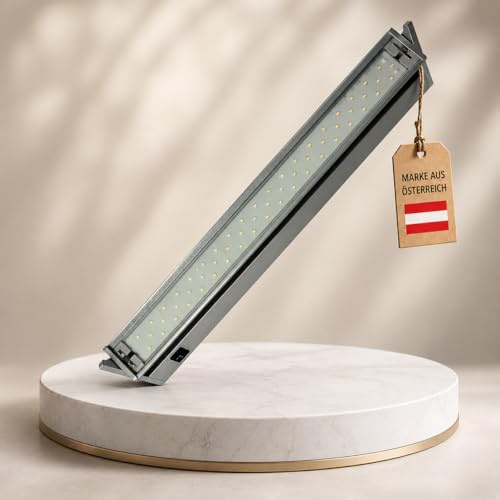 Lampenlux LAGERRÄUMUNG! 60% RABATT! -Solange der Vorrat reicht LED Unterbauleuchte Ajax Küchenlampe mit Stromkabel 10W 230V Warmweiß
