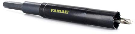 FAMAG Bi-Metall Lochsäge für Rollladengurtdurchführungen 22mm inkl. Vorbohrer - 2174.022