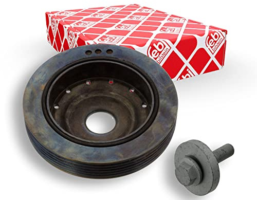febi bilstein 45179 Pulley decoupled, for crankshaft with screw, pack of one
