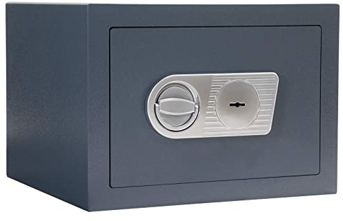 Profirst Wertschutzschrank Trema 40 EN0 Stahl Doppelbart-Hochsicherheitsschloss 2 Schlüssel Aufbohrschutz Feuerfalz 1 Fachboden Befestigungsmaterial