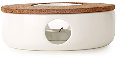 Croci Soporte para Tetera de Porcelana y Corcho