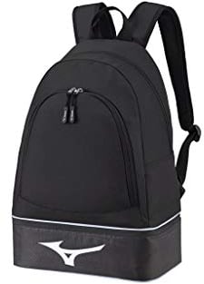 Mizuno Back Pack Black/White ONE Size Unisex