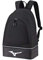 Mizuno Back Pack Black/White ONE Size Unisex