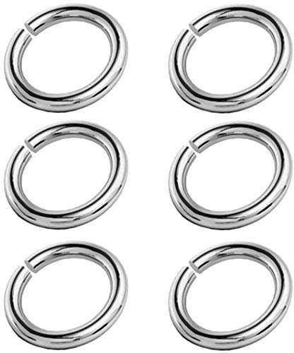 My-Bead Biegeringe Ø 5mm x 1mm stark 925 Sterling Silber Spaltringe Ösen basteln Schmuckherstellung Armbänder Ketten DIY (6)