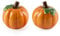 Excelsa Citrouille Set Sel et Poivre Halloween, Céramique, Bouchon en Silicone, Orange, Dimensions : 6 x H.6 cm