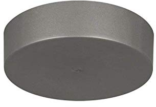 Lampenbaldachin - Lampenverteiler | Abdeckkappe/Baldachin Zipdesign Medium mit 0-7 Lampenpendel Ø120mm, Höhe 30mm (grau RAL 9007 matt)