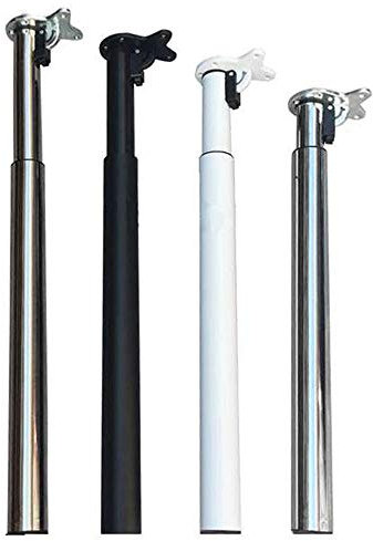 Furniture legs Pieds de Meuble Pied de Table Ronde en métal Pliables Hauteur réglable 71-110cm Pied de Télescopique pour Table de Bar Plan de Travail Cuisine
