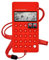 Teenage Engineering CA-X, Universelles Case für Pocket Operatoren (Silikon Hülle, professionelles Tasten-Feel, Anti-Rutsch-Füße, Batterieschutz), Rot