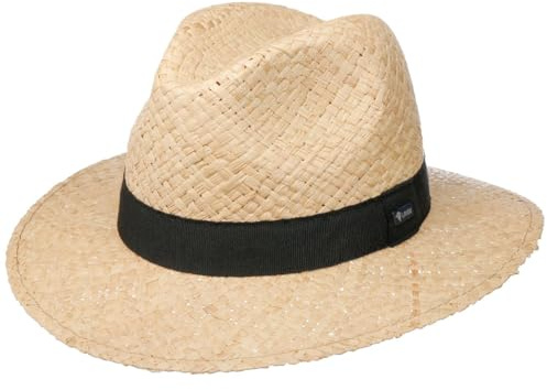 Lipodo Mantigo Traveller Hut Raffiastroh Made in Italy Herren und Damen Frühling Sommer