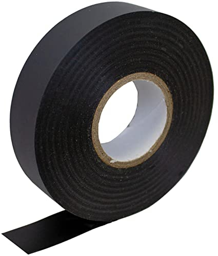 Lumonic 1 Rolle PVC Isolierband 19mm x 33m Klebeband schwarz Isoband I Geeignet für Elektriker und Bastler I Isolierklebeband in verschiedenen Längen