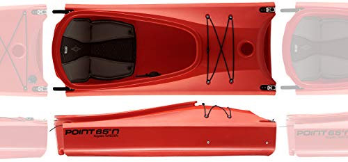 Point 65 Mercury Extra Element Mittelteil Modul Kajak aus Solo Wird Tandem, Farbe:Orange