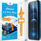 Power Theory Screen Protector for iPhone 12 Pro Max [2-Pack] with Easy Install Kit [Premium Tempered Glass]