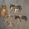 Riaxuebiy Nette Metall Zebra-Lichterketten, Tier-Thema dekorative 20 LEDs Batterie-betriebenes Lichterketten für Hochzeit Geburtstag Weihnachten Kinderzimmer Ornament (Zebra, Batterie)
