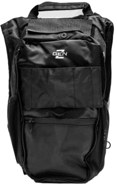 RAVERUNNER Anti-Diebstahl-Trinkrucksack | Festival-zugelassener Rave-Rucksack für Konzertbesucher, auslaufsicherer Festival-Wasserrucksack für EDC, Rave Hydration Pack (Schwarz)